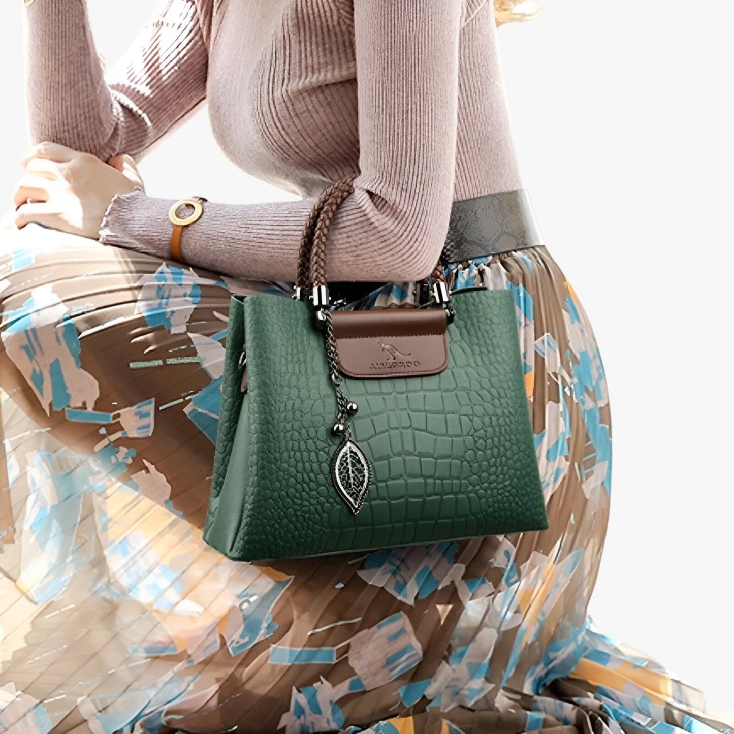 Margaret | Schulter- und Umhängetasche aus weichem Leder