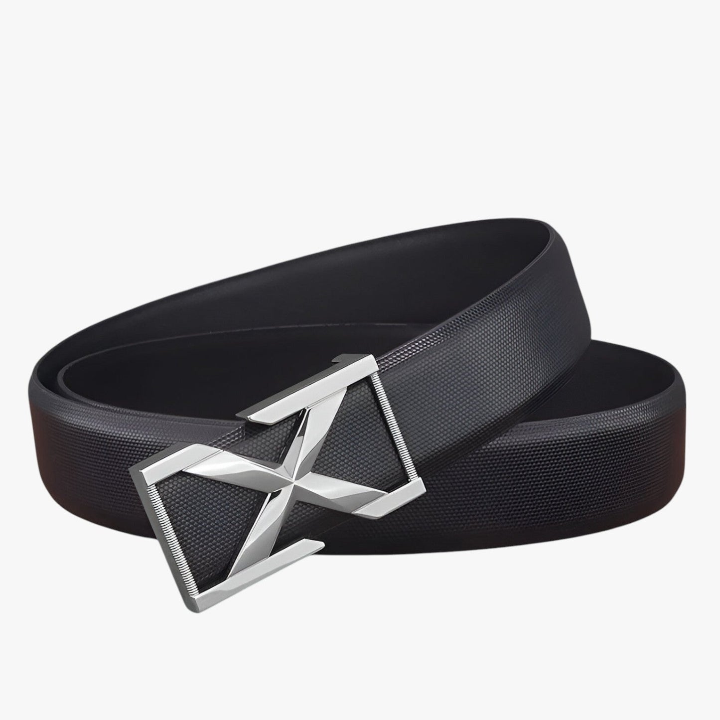 Luke | Herren-Gürtel mit X-Schnalle, luxuriöser Casual-Stil für Jugendliche