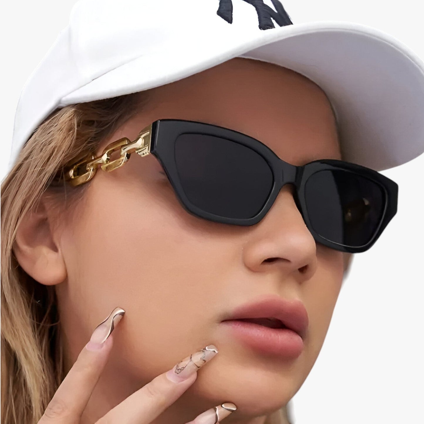 Carly | Vintage Cat-Eye Sonnenbrille – schicker Stil, UV-Schutz
