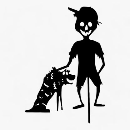 Personalisierte Halloween-Dekorationstafel - Gruselig und Lustig für Ihren Garten