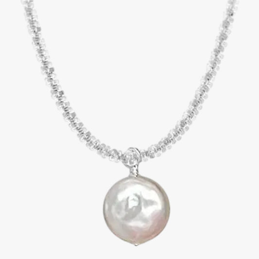 Evelynn | Silber 925 Kette mit Perle als Choker