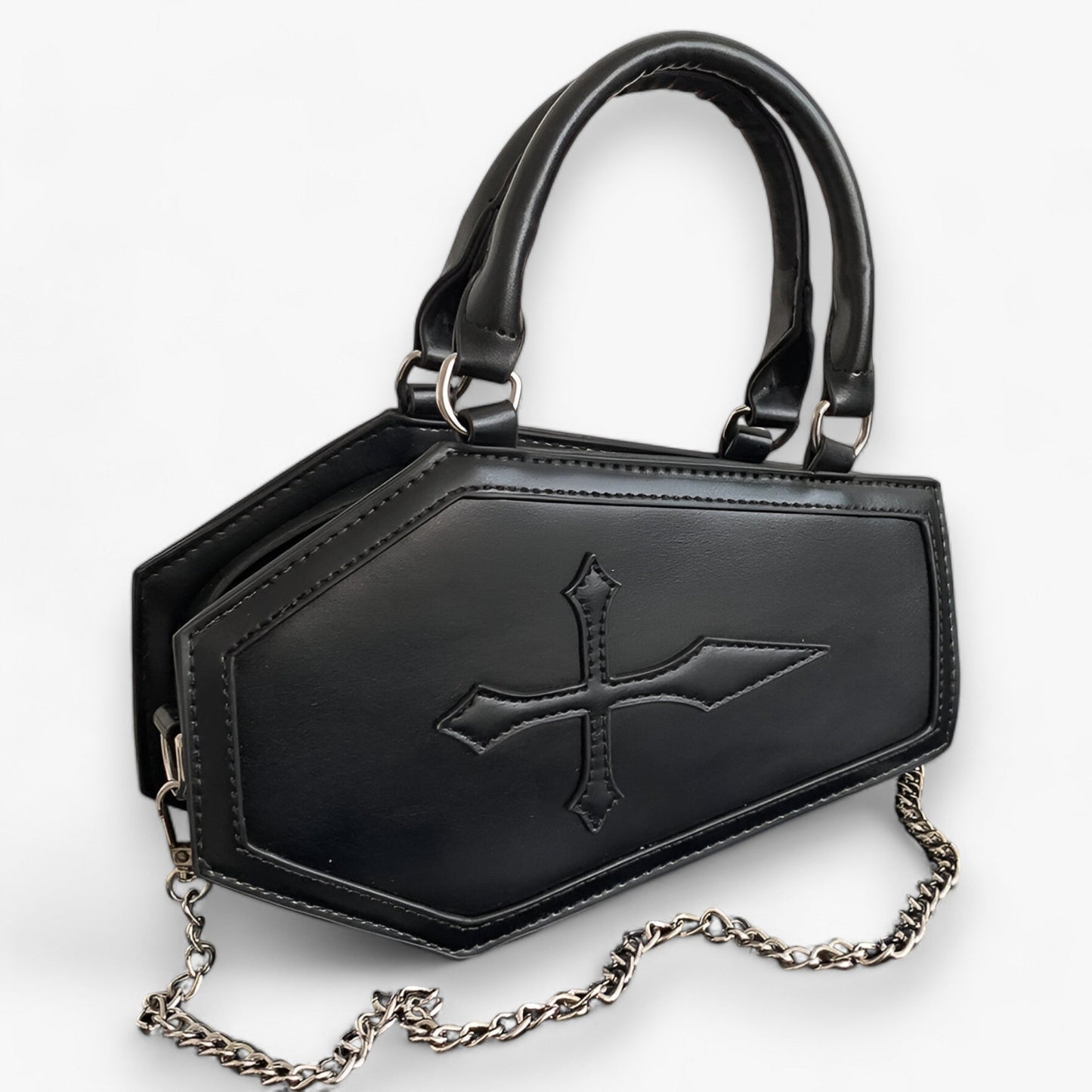 Sarg-Kettenhandtasche - Geräumig und elegant für Halloween-Cosplay