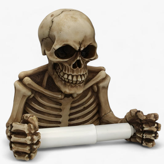Unterstützung Toilettenpapier Schädel - Gruselige und kreative Dekoration für Halloween