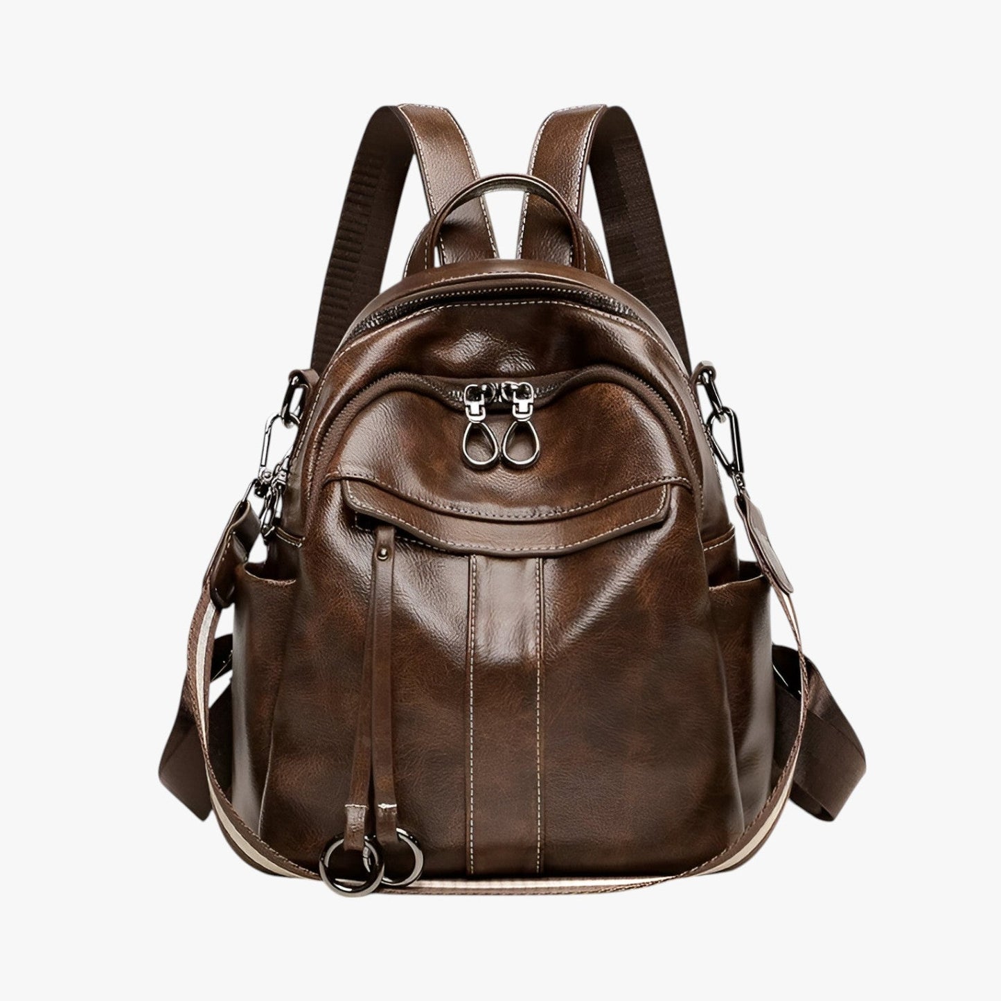 Savannah | Retro-Rucksack aus gewachstem PU-Leder
