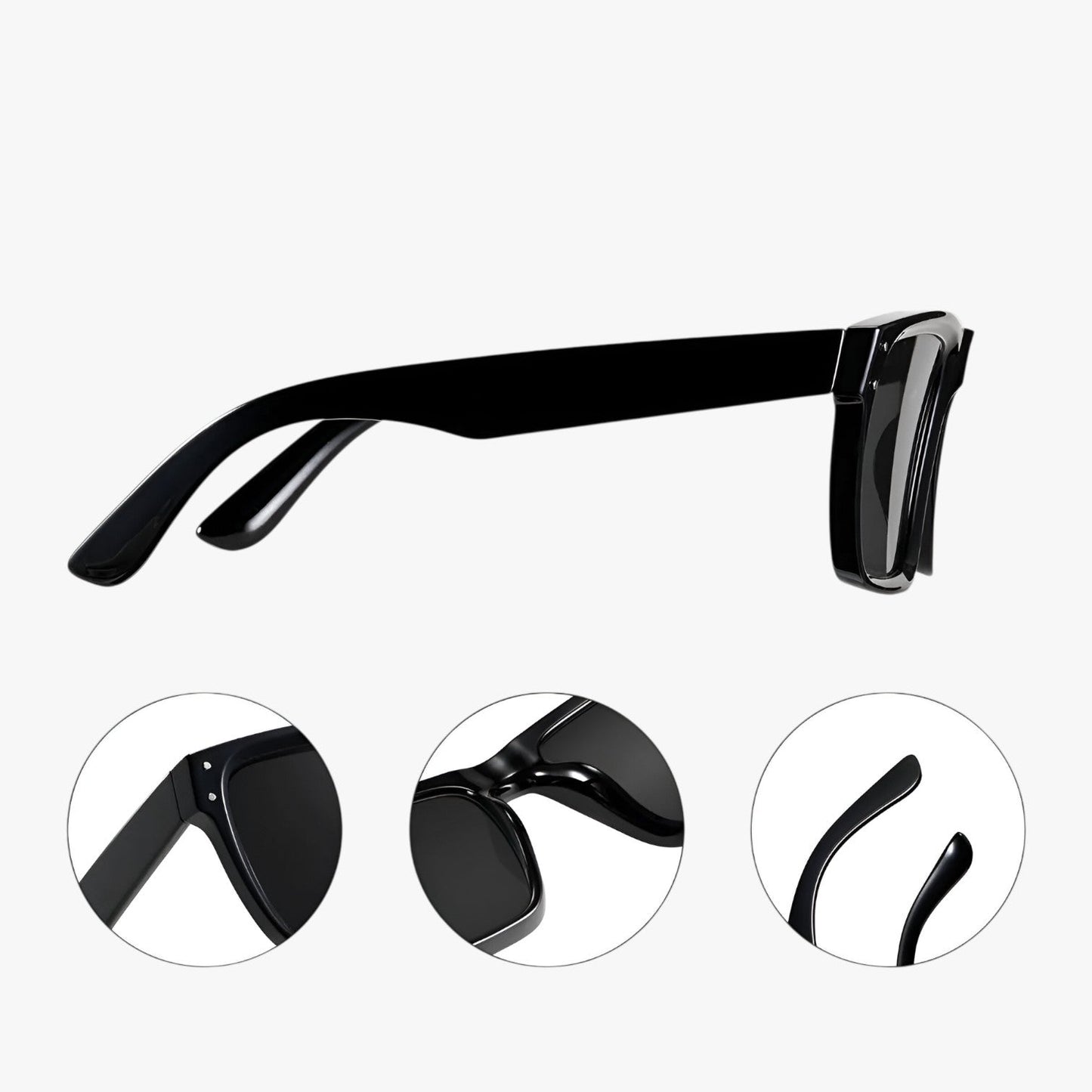 Jameson | Quadratische Oversize-Sonnenbrille für die Fahrt – UV-Schutz mit Antireflex-Beschichtung