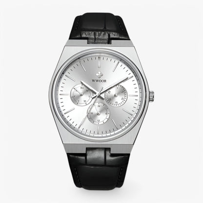 Ronan | Quarz-Uhr aus Stahl mit Saphirglas