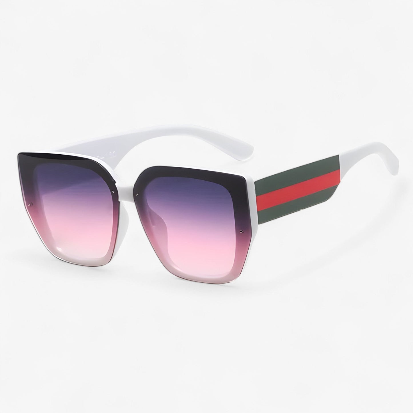 Roco | Retro multicolour polygonale Sonnenbrille für Damen