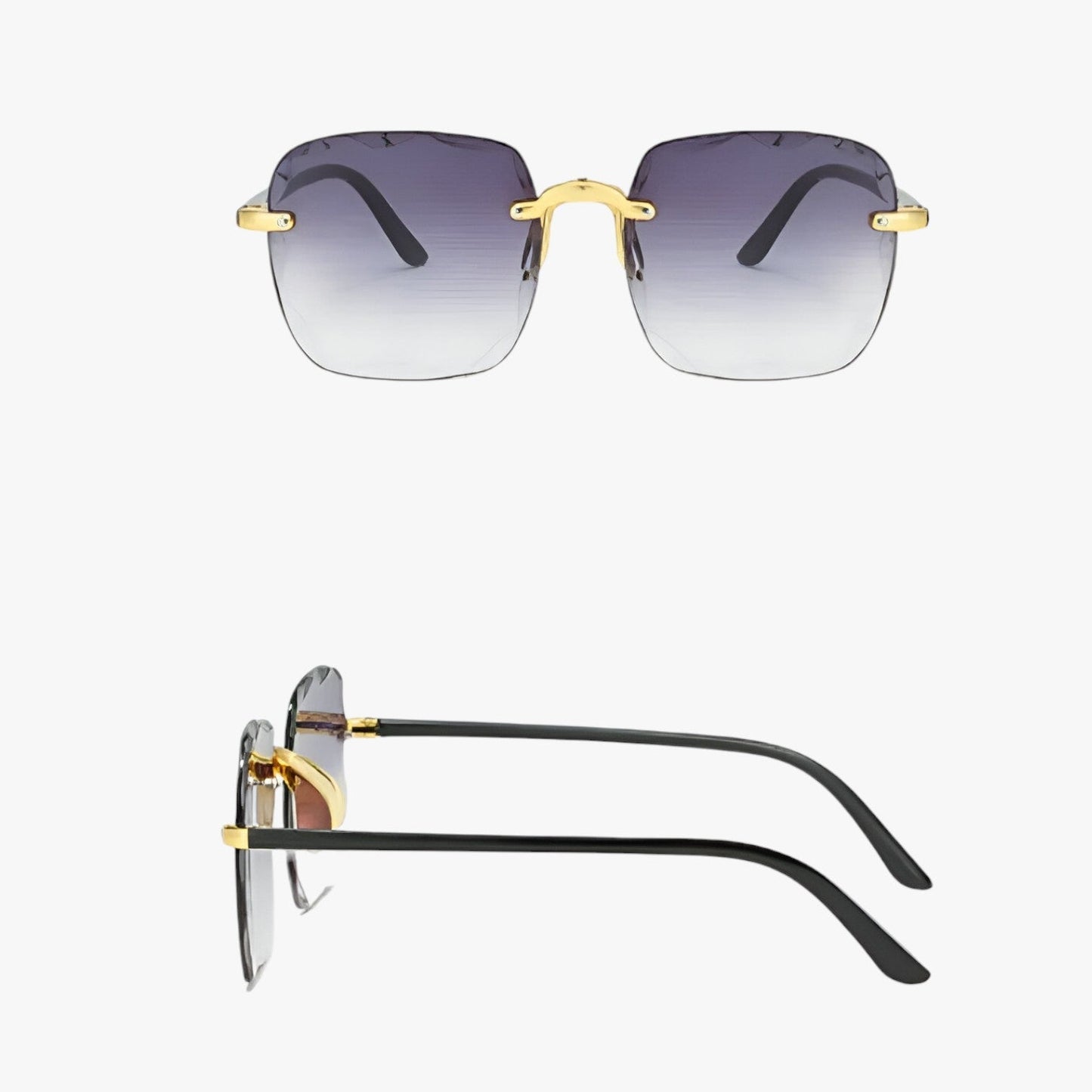 Kamila | Stilvolle randlose Sonnenbrille mit UV-Schutz