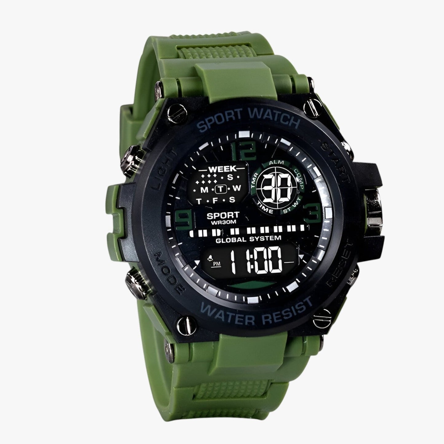 Kevin | Wasserdichtes, stoßfestes Sportarmbanduhr