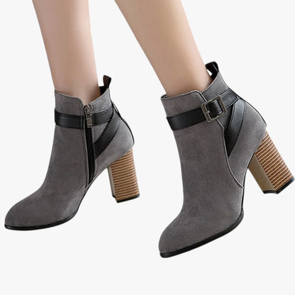 Eberta | Damenhöhere Bügelschuh mit Schnalle – Eleganz und Komfort für Herbst/Winter