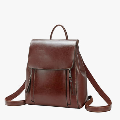 Rylee | Eleganter Leder-Rucksack für Schule und Arbeit