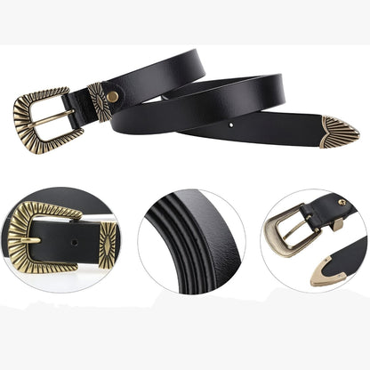 Veronica | Westernledergürtel für Jeans