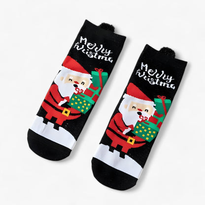 Urlaubsvergnügen | Weihnachtsstrümpfe mit Cartoon-Motiven