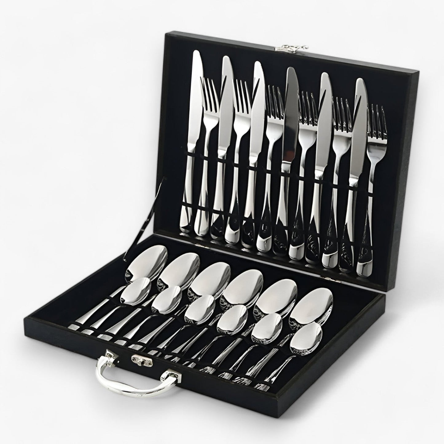 Isabel | 24-teiliges Besteckset – Stilvoll und langlebig Edelstahl Besteck