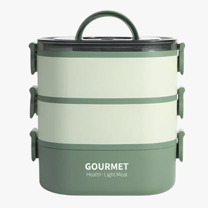 Frankie | 2000 ml bruchbox mit 3 Fächern, auslaufsicher