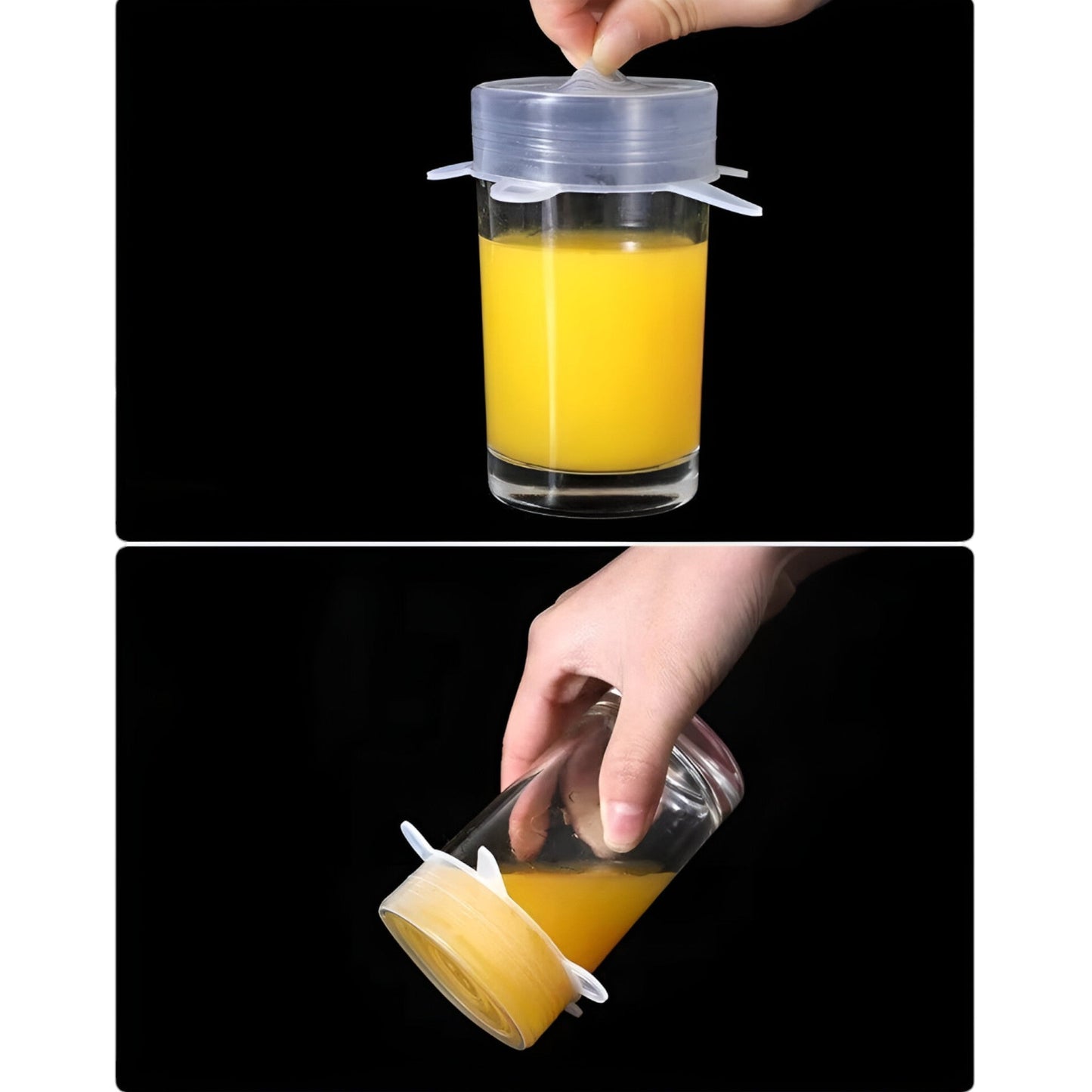 SealFresh™ | Silikon, wiederverwendbare Lebensmittelabdeckungen