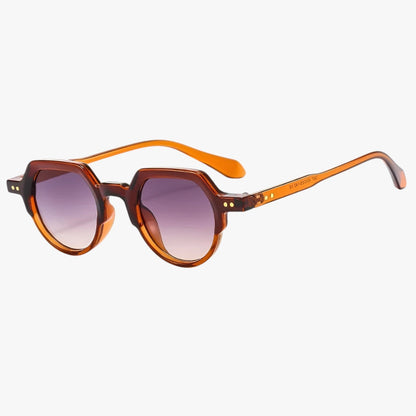 Eden | Sonnenbrille Punk UV400 Unregelmäßiges Retro-Design mit Ozeanischen Gläsern