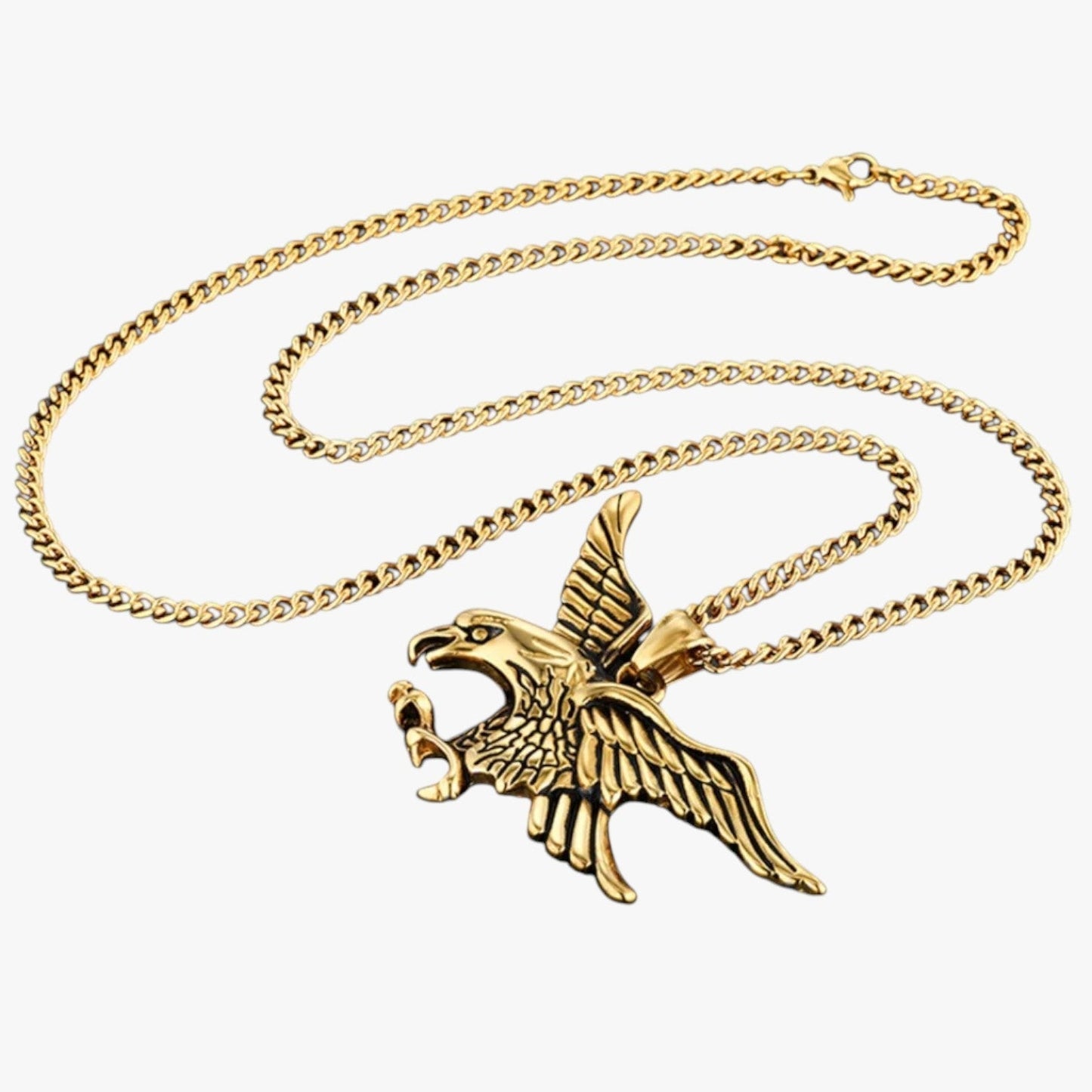 Emanuel | Punk-Adler Edelstahl Halskette