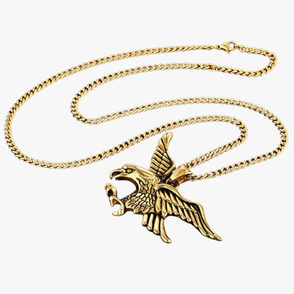 Emanuel | Punk-Adler Edelstahl Halskette