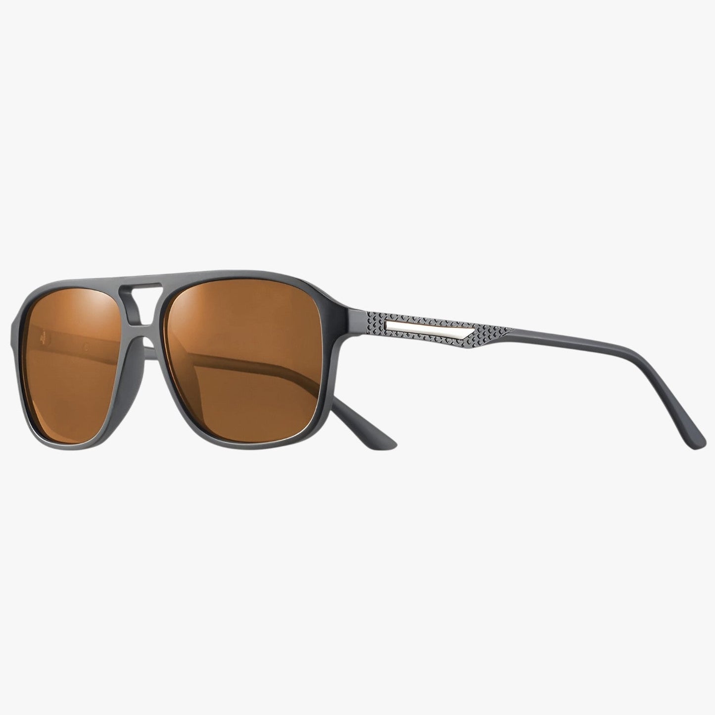 Harrison | Retro-Quadratische Sonnenbrille mit UV400-Schutz und Nachtblick