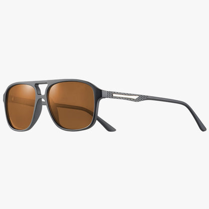 Harrison | Retro-Quadratische Sonnenbrille mit UV400-Schutz und Nachtblick