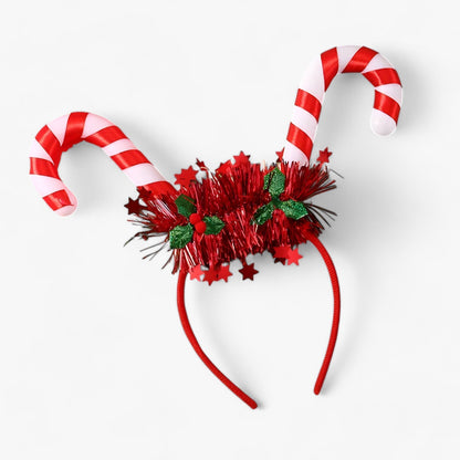 Kerstglanz | Bandeau LED Schneeflocke und Weihnachtsbaum - Festliche Unterhaltung für Geschenke