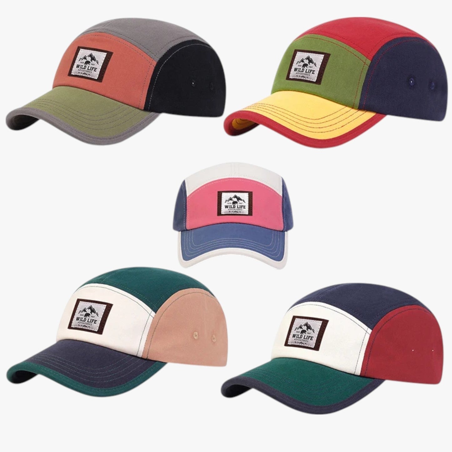 Brixton | Cappello mit 5 Vintage-Stil-Paneelen Unisex