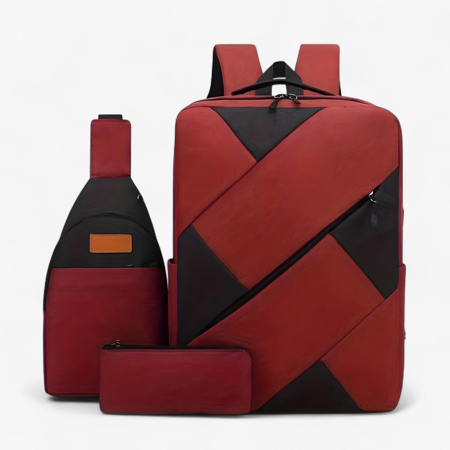 Evan | Set 3 in 1 mit Rucksack und passenden Accessoires