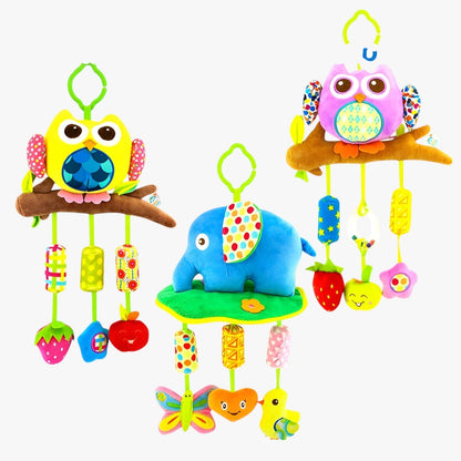 Jinx | Weiche Rasseln für den Kinderwagen zur sensorischen Entwicklung