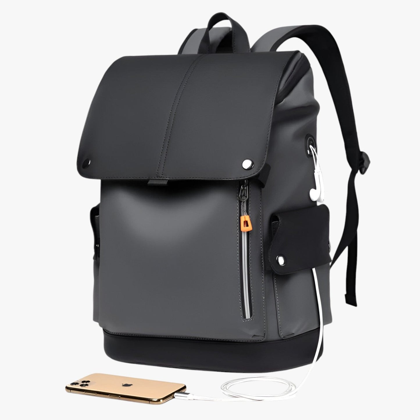 Joacquin | Stilvoller wasserdichter Laptop-Rucksack mit USB-Ladefunktion