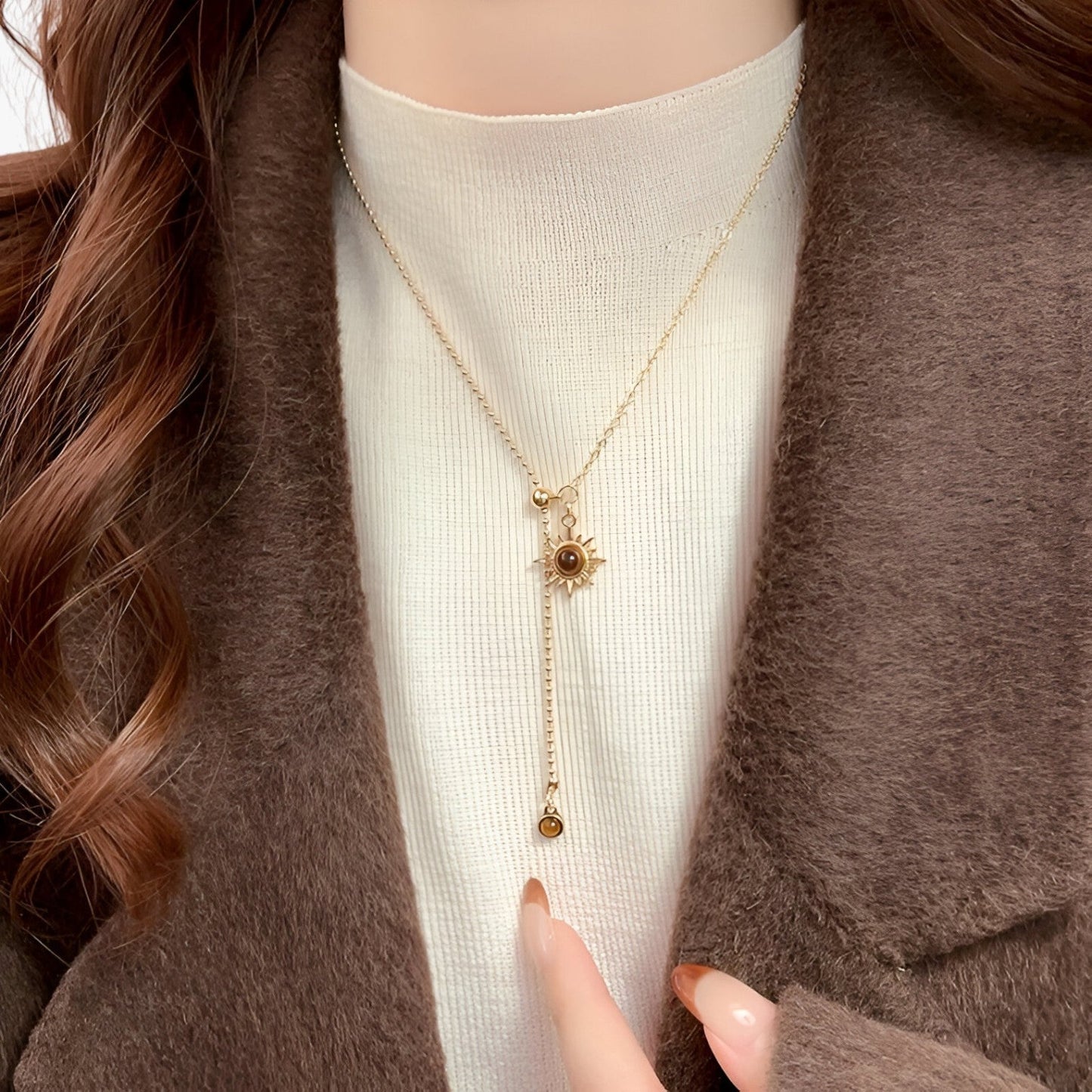 Reese | Sonnenblumen Tigerauge Kette Luxus Herbst/Winter Accessoire 2025