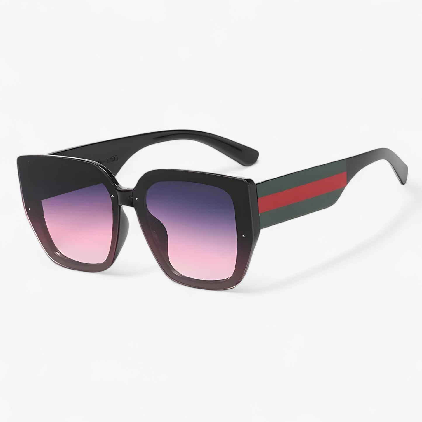 Roco | Retro multicolour polygonale Sonnenbrille für Damen