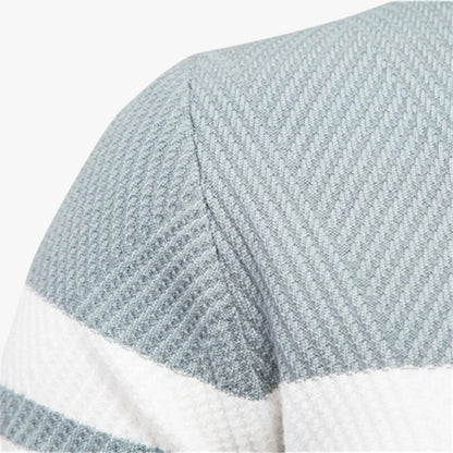 Adam | Eleganter Männer-Sommerpulli mit warmem, schlankem Schnitt und floraler Stil