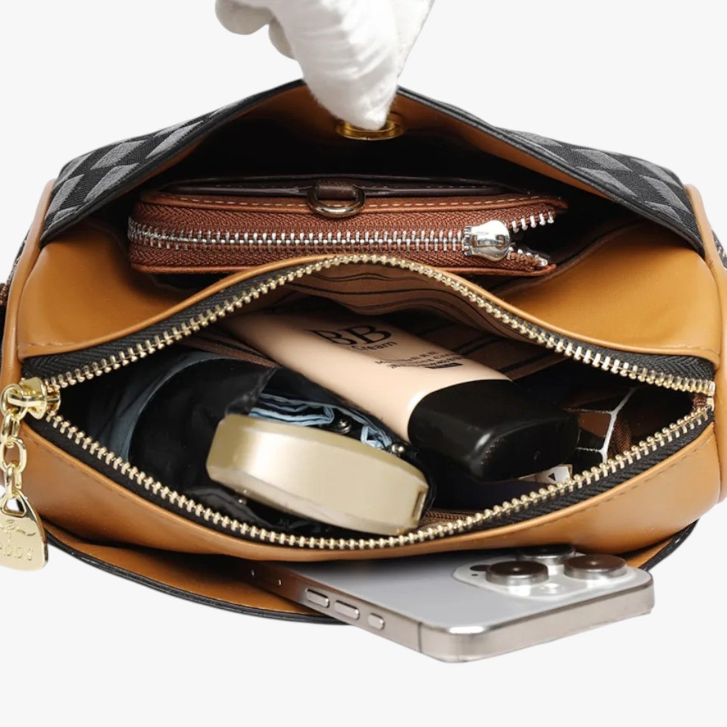 Maggie | Damenhandtasche 3-in-1 Elegant, Geräumig und Weich