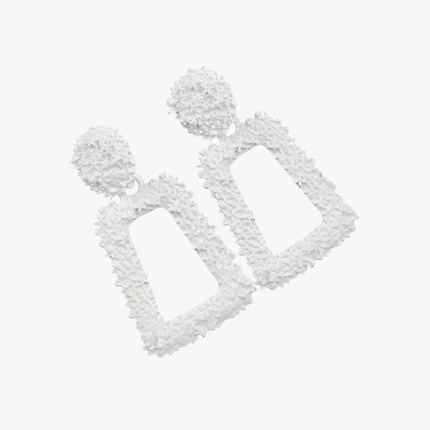 Kali | Geometrische metallgeschnittene Ohrringe zum Hängen