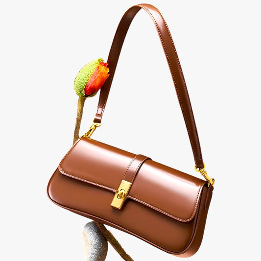 Alaia | Luxus-Ledertasche Baguette in echtem Leder