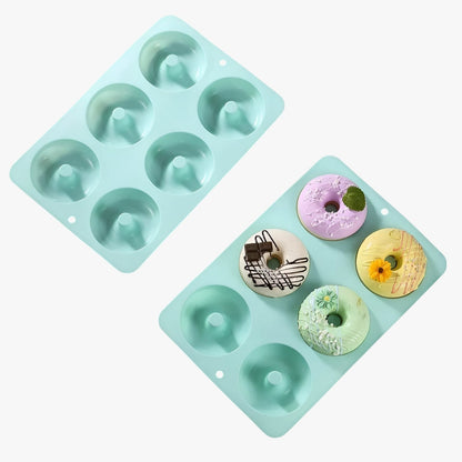 Kira | Silikonform für Donuts und Kuchen 6-in-1