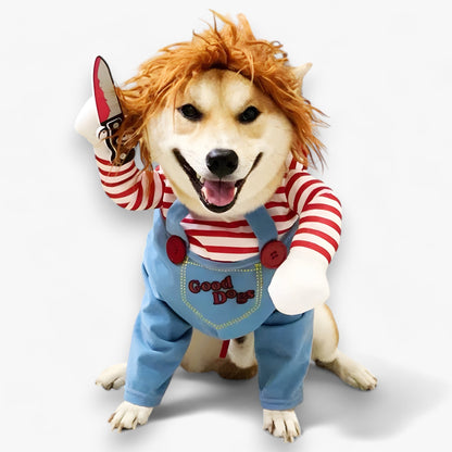 Halloween-Kostüm für Haustiere - Lustiges Messer-Kostüm