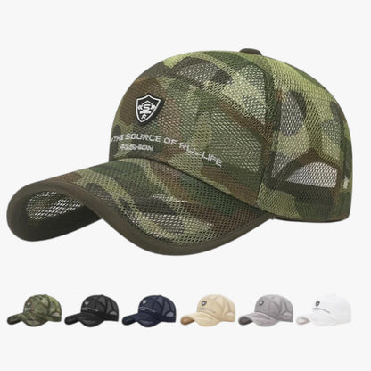 Brady | Atmungsaktive Sommer-Sportcap mit Visier Jungle