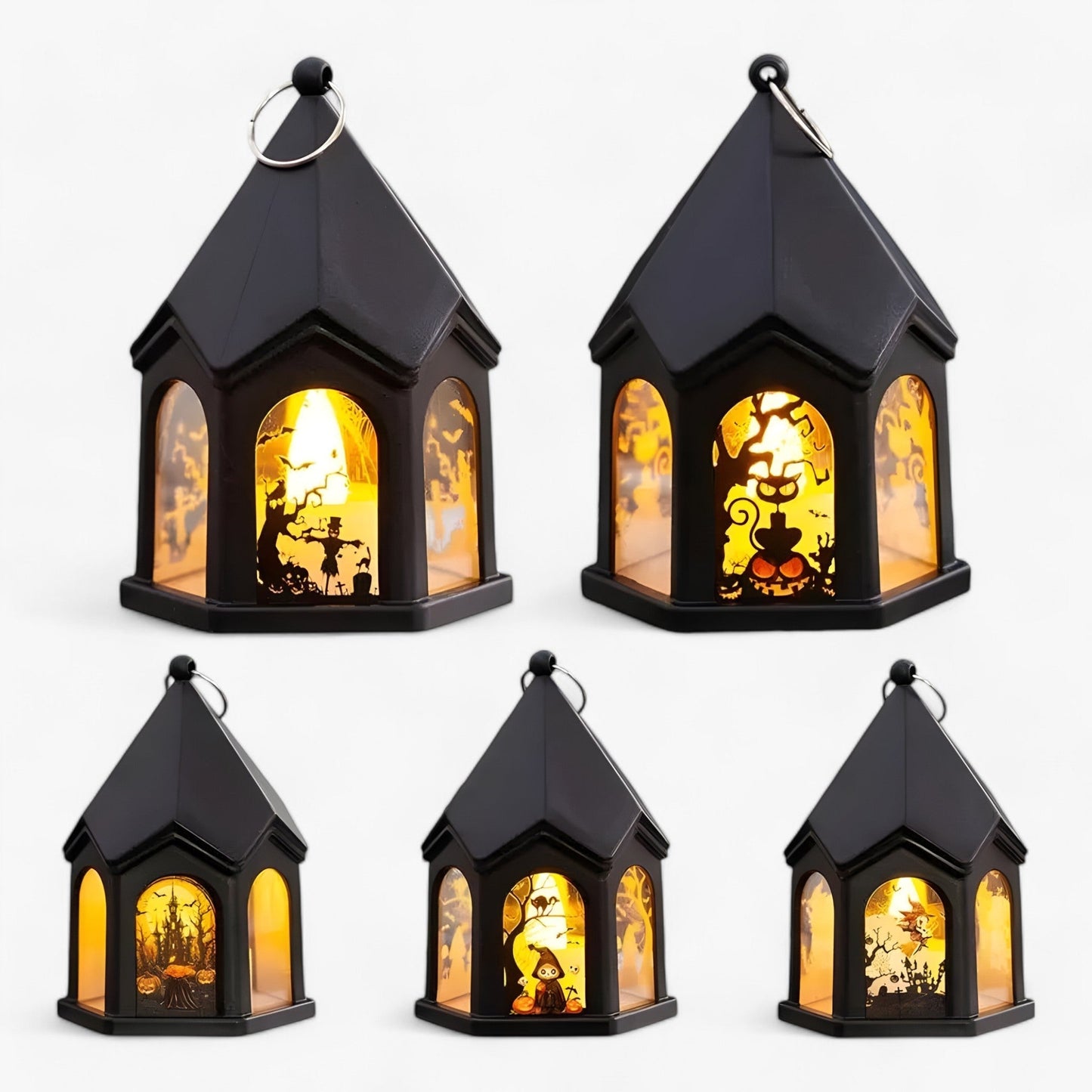 Halloween Kürbis-Laterne - Atmosphärisches Licht für gruselige Dekoration