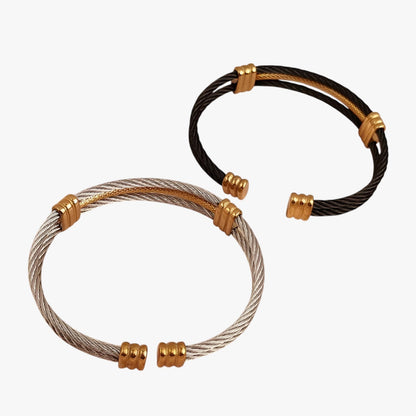 Dakota | Eleganter Armreif mit Seilmotiv