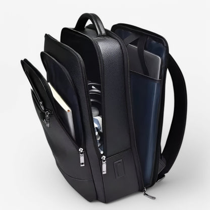 Emil | Leren Rucksack mit USB