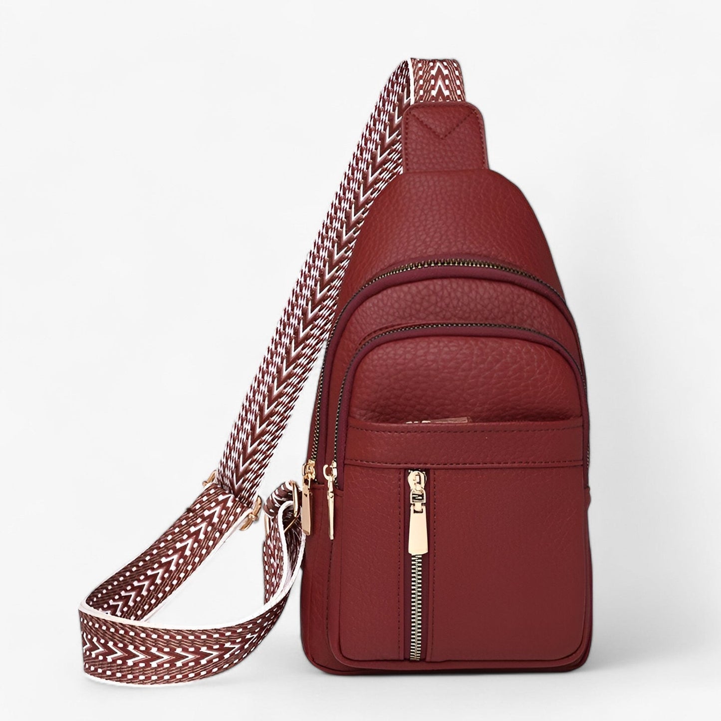 Moderne PU-Leder Brusttasche – Elegant & Vielseitig