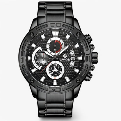 Linus | Luxus-Chronographenuhr aus Edelstahl