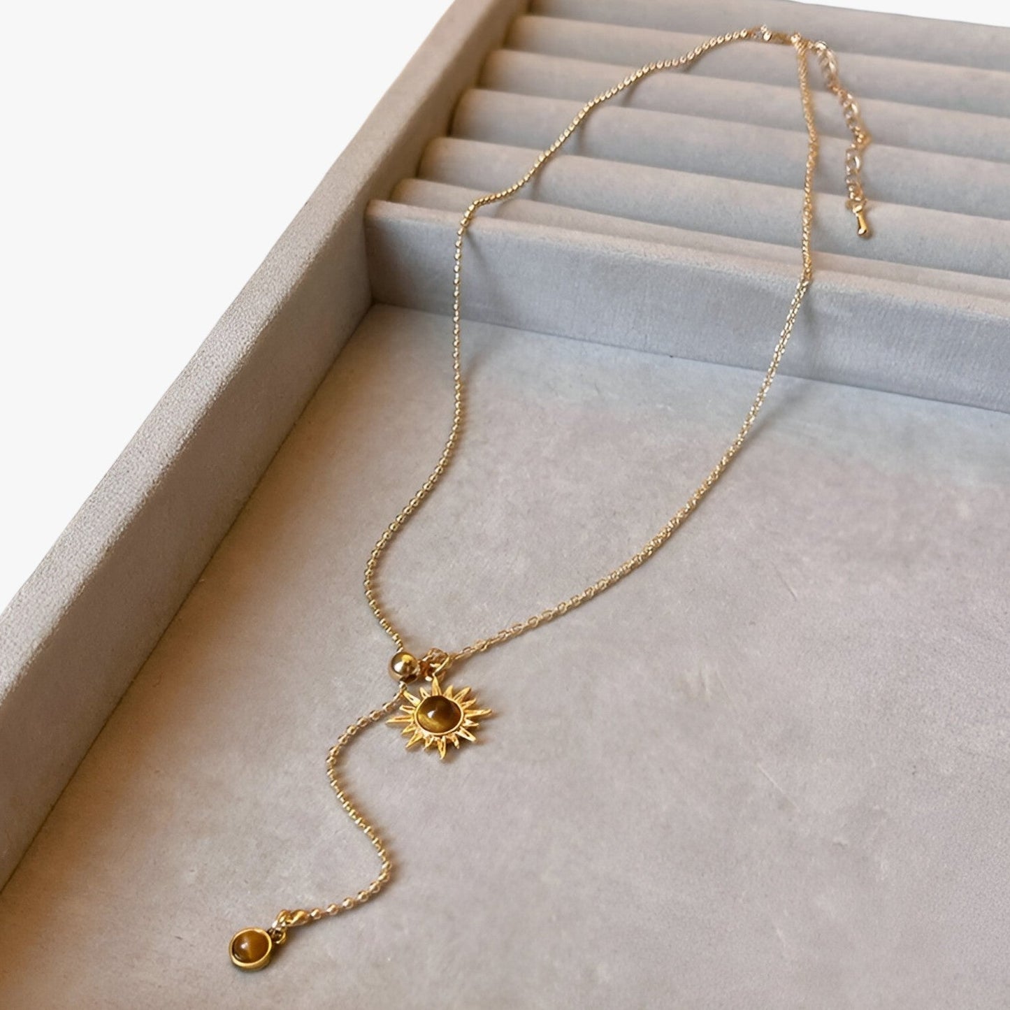 Reese | Sonnenblumen Tigerauge Kette Luxus Herbst/Winter Accessoire 2025