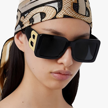 Veda | Stoer und stilvoll - Übergroße Sonnenbrille mit UV400-Schutz