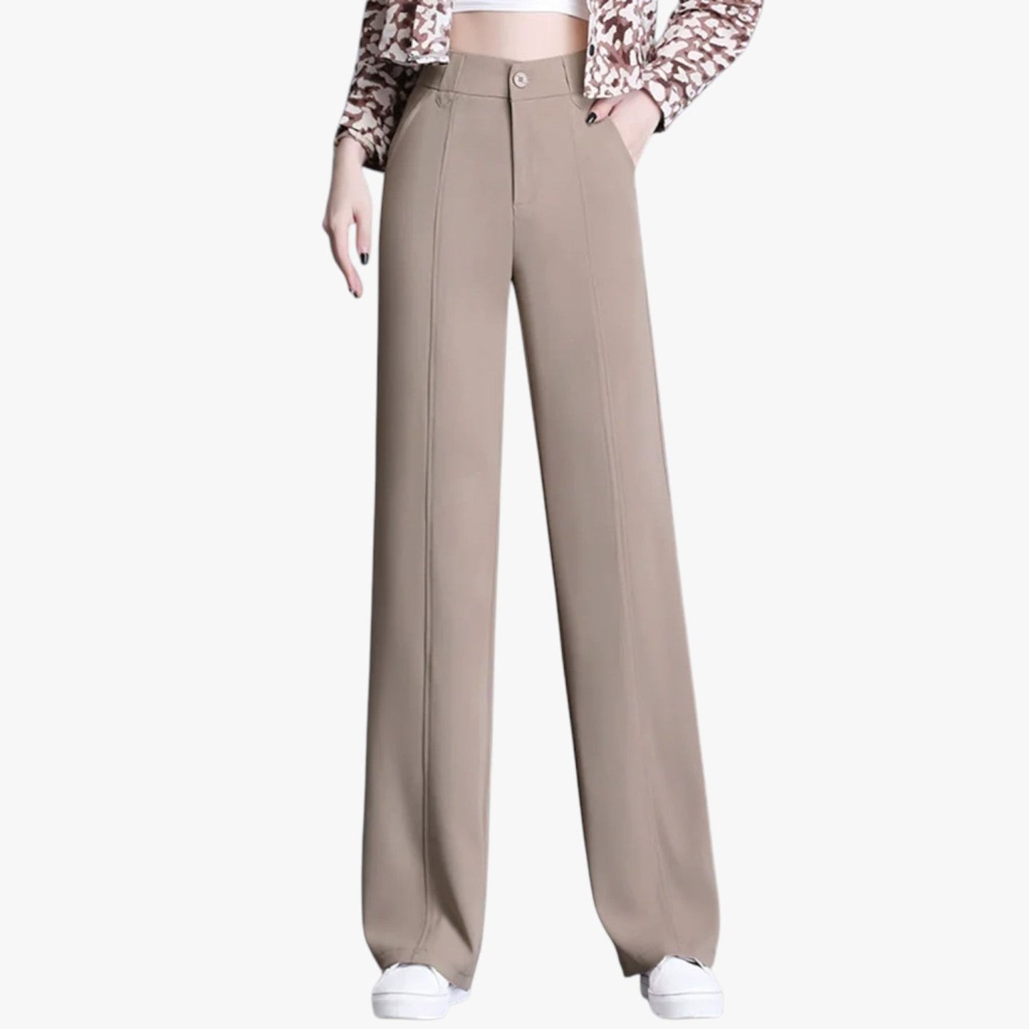 Regine | Oversize weiße Hosen – Eleganz und Komfort von L bis 6XL