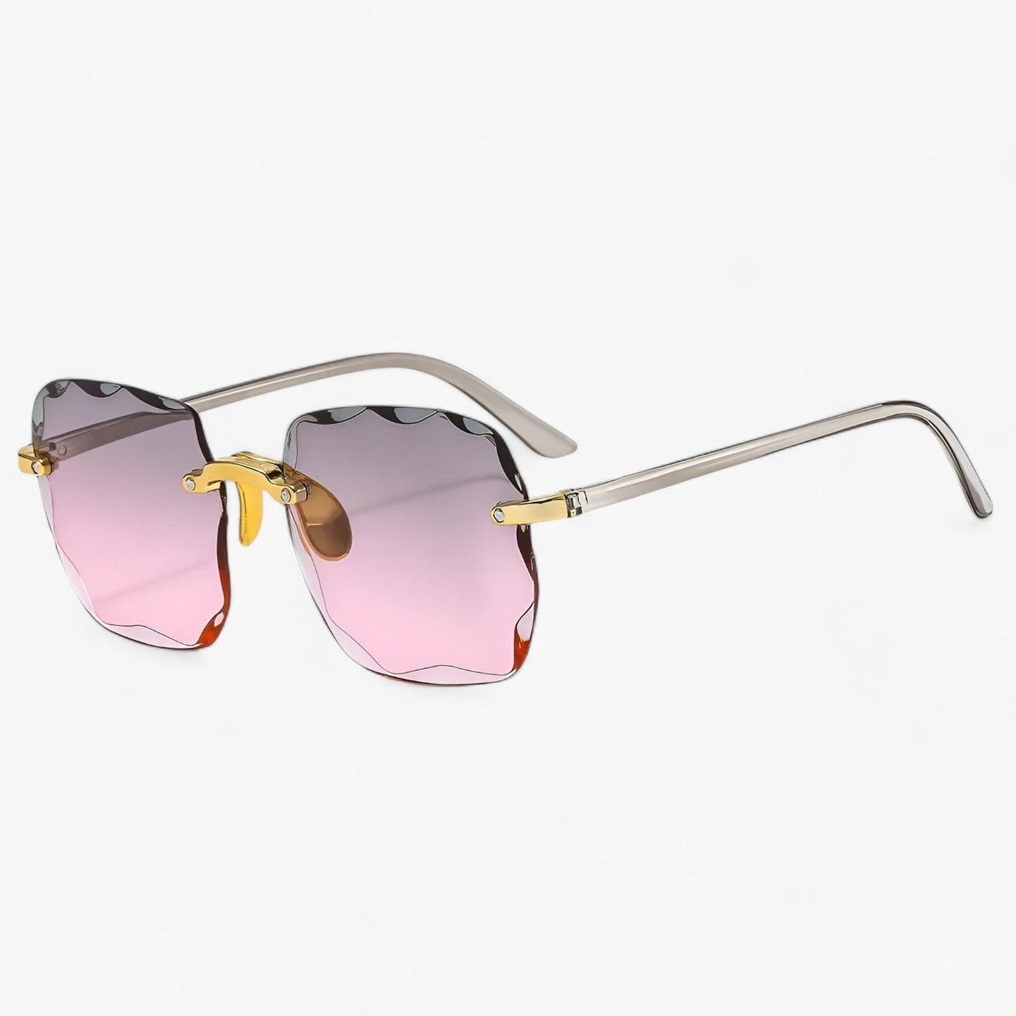 Kamila | Stilvolle randlose Sonnenbrille mit UV-Schutz