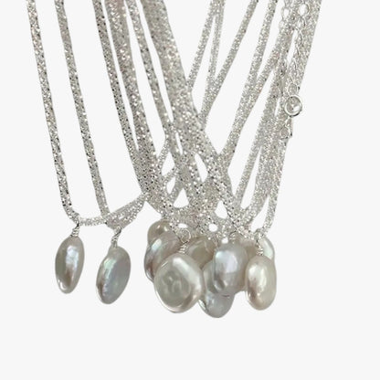 Evelynn | Silber 925 Kette mit Perle als Choker