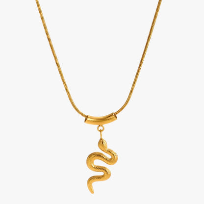 Zuri | Vintage goldene Schlangenkette